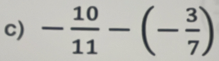 - 10/11 -(- 3/7 )