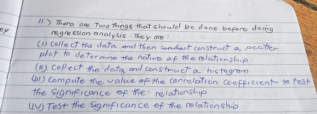 Solved: 1 ) There are two things that should be done before doing ey ...