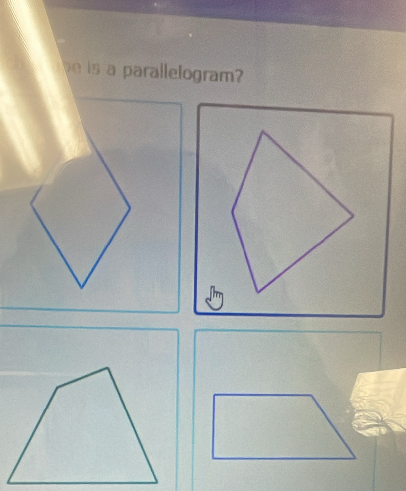 e is a parallelogram?