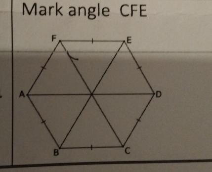 Mark angle CFE