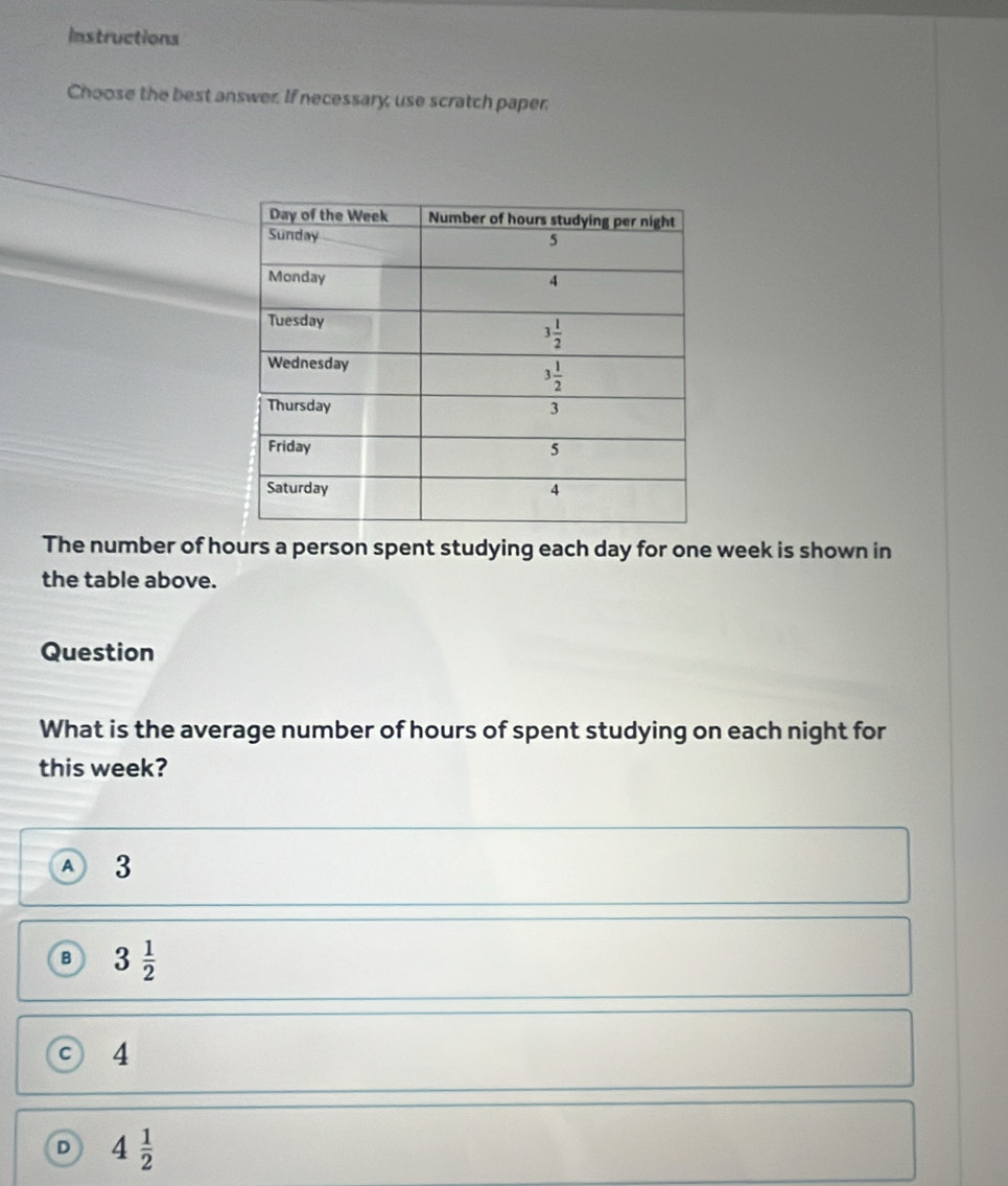 Solved: Instructions Choose the best answer. If necessary, use scratch ...