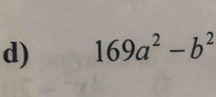 169a^2-b^2