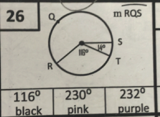 26
116° 230° 232°
black pink purple