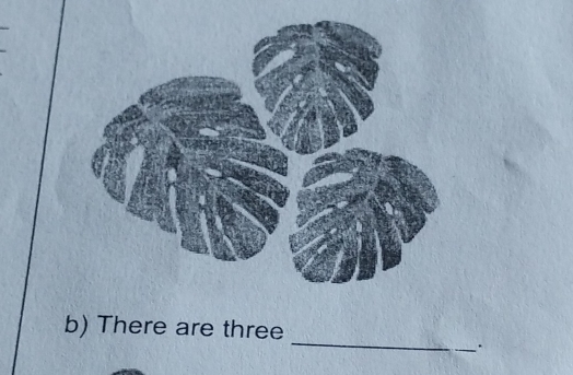 There are three