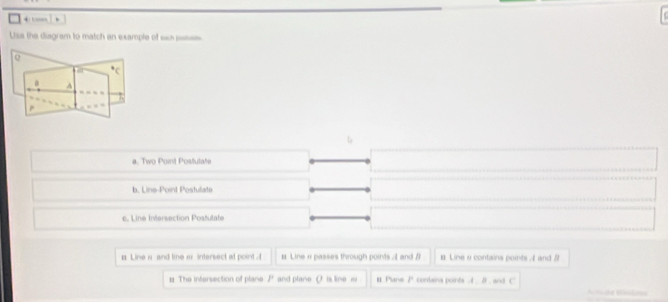 Solved: Use the diagram to match an example of sse pesel a. Two Point ...