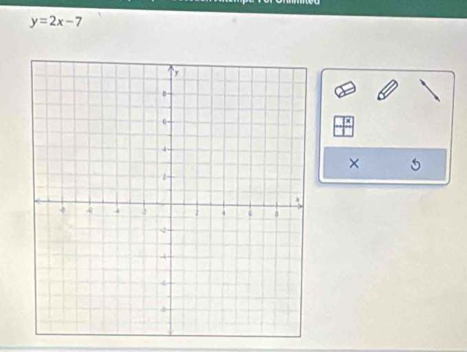 y=2x-7
×