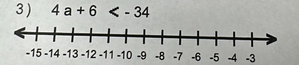 3 ) 4a+6
-4