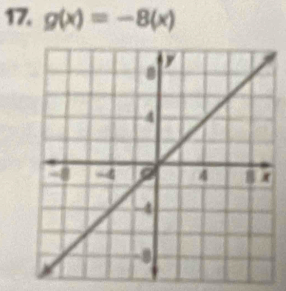 g(x)=-8(x)