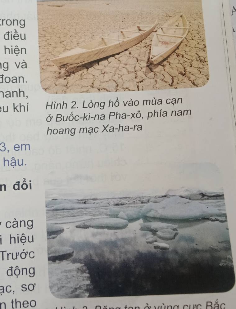 rong 
điều 
hiện 
g và 
đoan 
hanh 
u khí Hình 2. Lòng h 
ở Buốc-ki-na Pha-xô, phía nam 
hoang mạc Xa-ha-ra
3, em 
hậu. 
n đổi 
càng 
i hiệu 
Trước 
động
ạc, sơ 
n theo 
v ùng cực Bắc