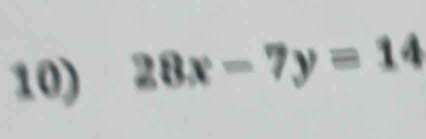 28x-7y=14