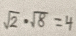 2. √8 = 4