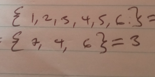  1,2,5,4,5,6. =
 7,4,6 =3