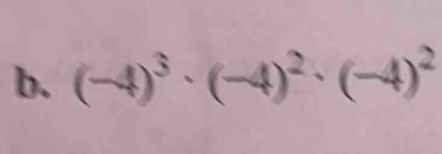 (-4)^3· (-4)^2· (-4)^2