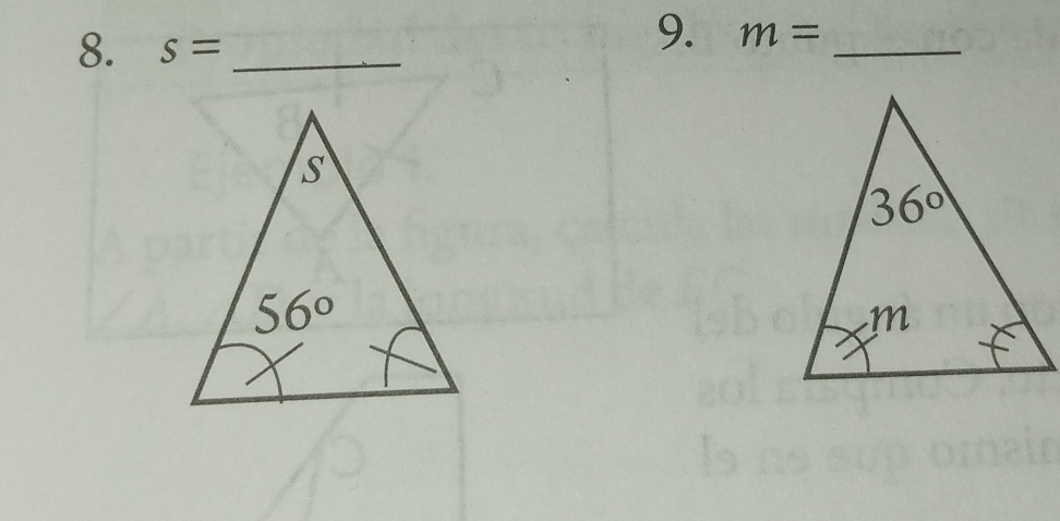 s= _
9. m= _