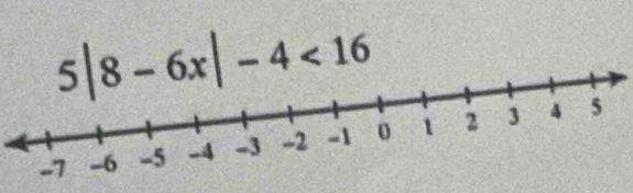 5|8-6x|-4<16</tex>