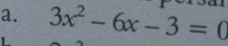 3x^2-6x-3=0