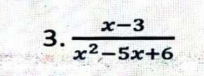  (x-3)/x^2-5x+6 