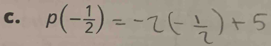 p(- 1/2 )