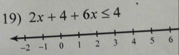 2x+4+6x≤ 4