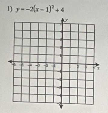 y=-2(x-1)^2+4