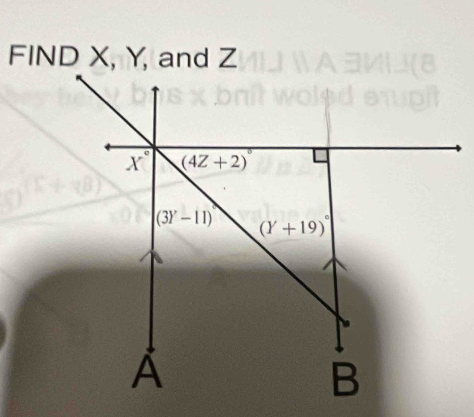 FIND X, Y, and Z