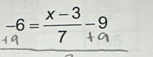 -6 = -7ª -9