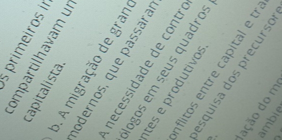 Os primeiros i 
compartilhavam u 
capitalista 
. A migração de gran 
odernos, que passára 
necessidade de contr 
ogos em seus quadro 
tes e produtivos 
flitos entre ca ita e t 
esquisa dos precursor 
ação do me 
ambie