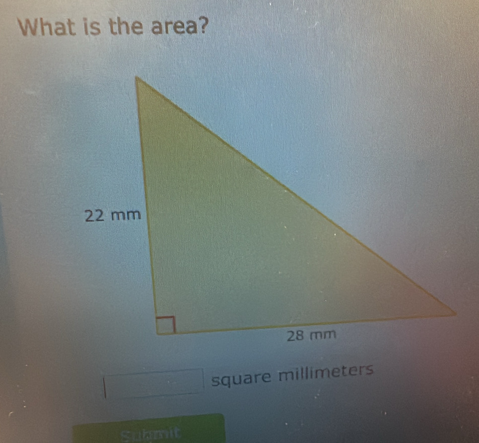 What is the area? 
square millimeters 
Sulnit