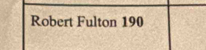 Robert Fulton 190