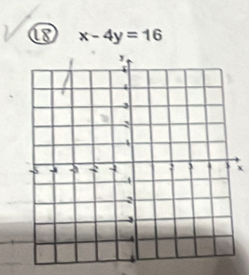 18 x-4y=16
x