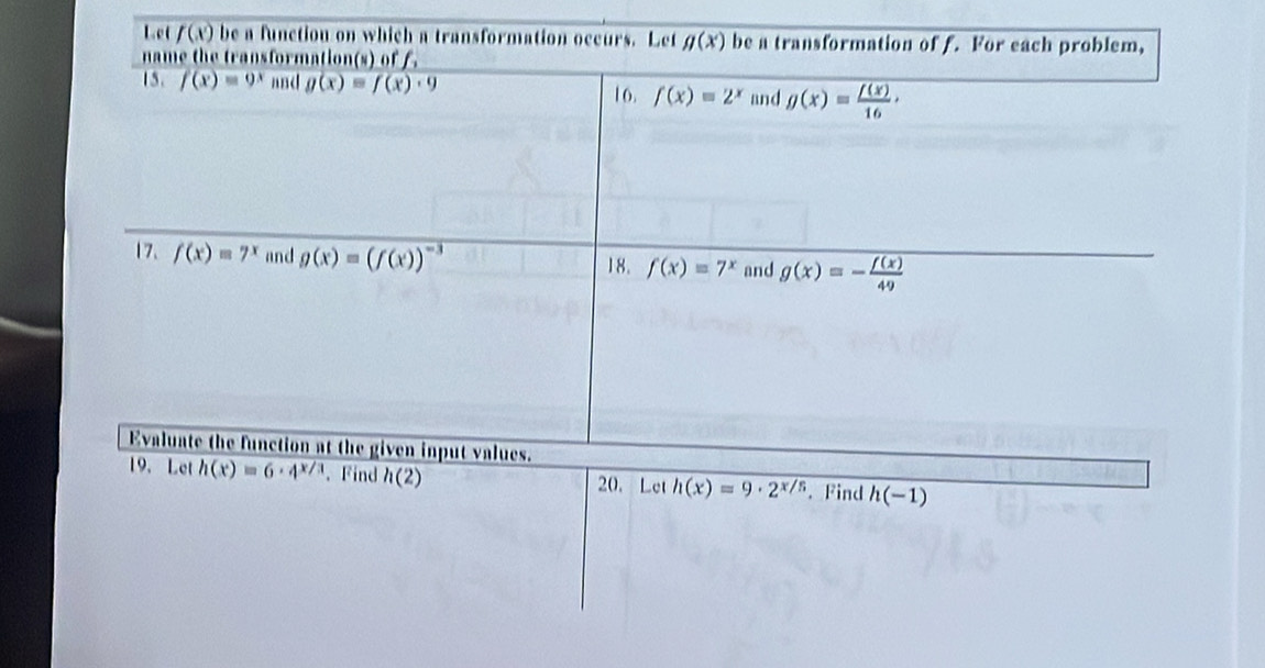 Find h(-1)