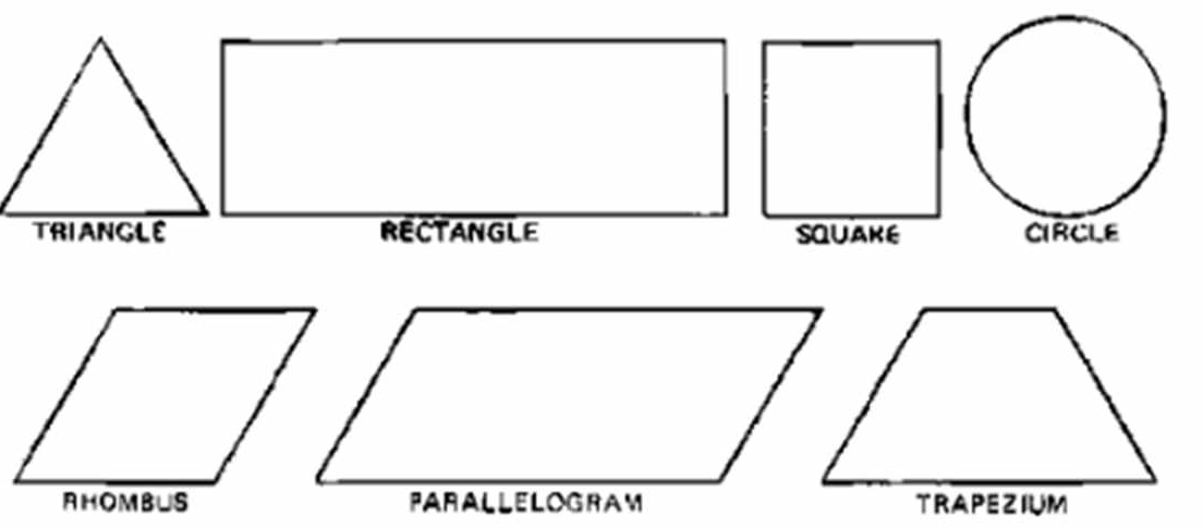 RECTANGLE SQUAKE CIRCLE