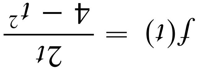  (z^1-forall )/17 =(1)f