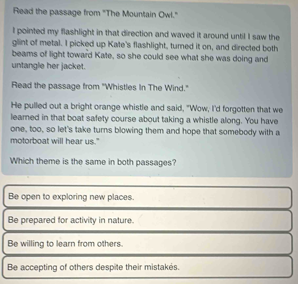 Solved: Read the passage from 