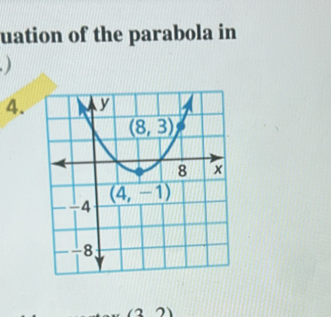 uation of the parabola in
. )
4.
(32)