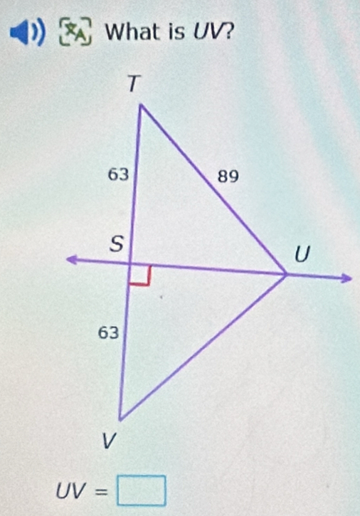 What is UV?
UV=□