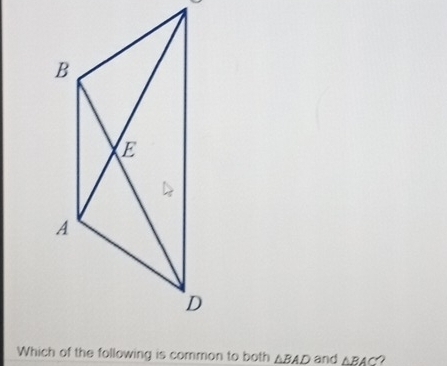 △ BAD and △ BAC 2