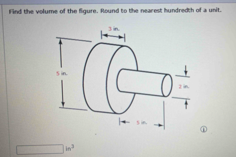 Find the volume of the figure. Round to the nearest hundredth of a unit.