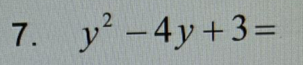 y^2-4y+3=