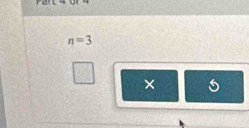 als
n=3
× s