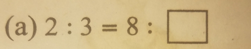 2:3=8:□