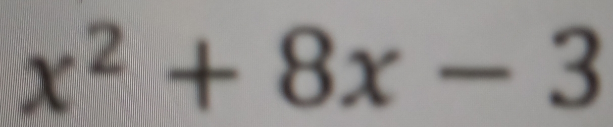 x^2+8x-3