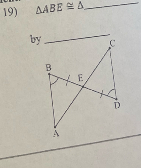 △ ABE≌ △ _