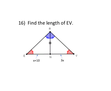 Find the length of EV.