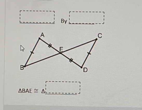 square By □
△ BAE≌ △ _ □ 