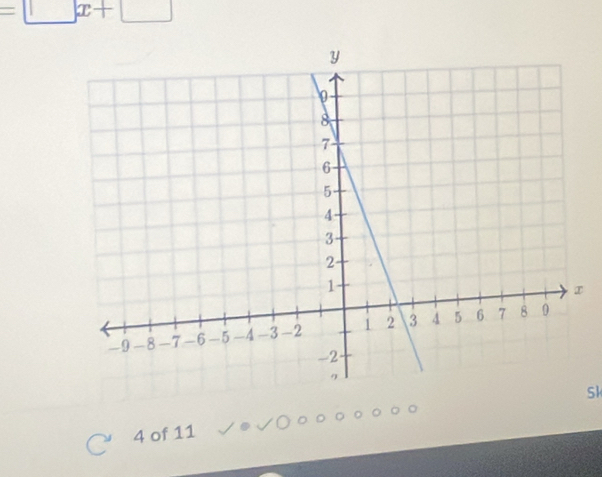 x+□
Sk
4 of 11