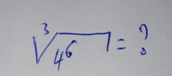 sqrt[3](4^6)= ?