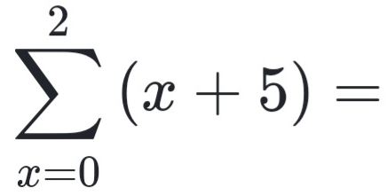 sumlimits _(x-0)^2(x+5)=