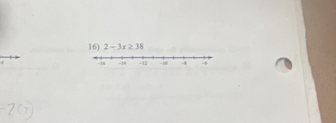 2-3x≥ 38
4