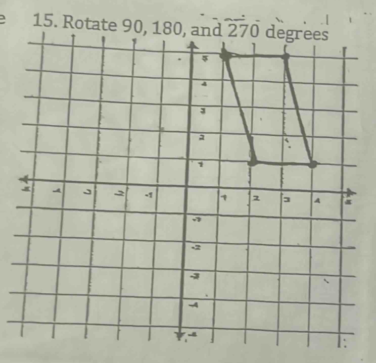 Rotate 90, 180, and 270 degrees